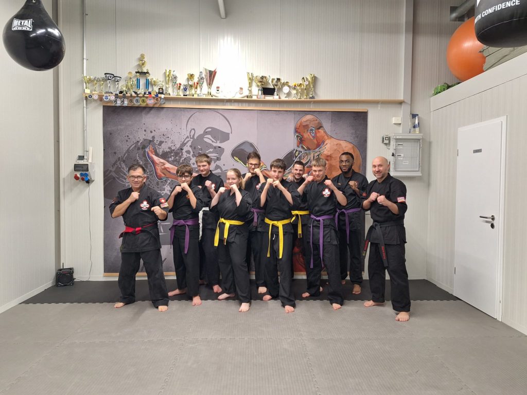 karaté, le judo, le ju-jutsu, le kenpo et la boxe.